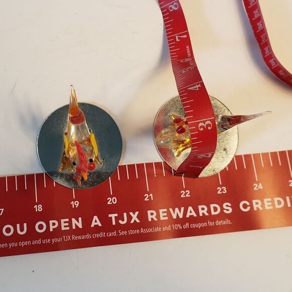 Hand-blown Glass Roosters - Picture 8 of 8